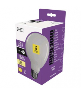 Żarówka E27 7,8W LED Filament G95 ciepła biel EMOS ZF2150