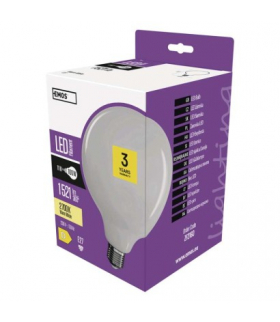 Żarówka LED Filament G125 11W E27 ciepła biel EMOS ZF2160