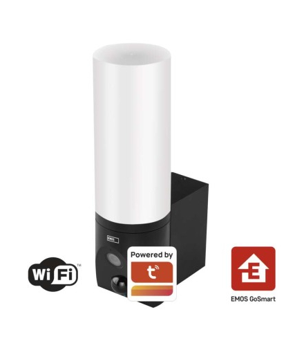GoSmart Kamera zewnętrzna obrotowa IP-300 TORCH z Wi-Fi, lampą, czarna EMOS H4055