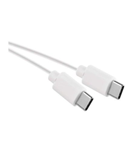 Kabel USB 2.0, wtyk C - C, szybkie ładowanie, transmisja danych, 1 m, biały EMOS SM7027W