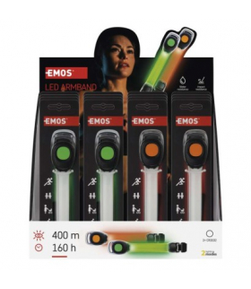 Bransoletka LED, 10 lm, 2× CR2032, 16 szt, display box EMOS P4713