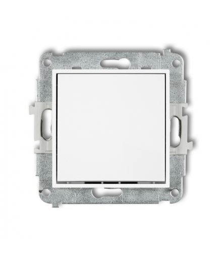 ICON Łącznik krzyżowy (jeden klawisz bez piktogramu) biały Karlik IWP-6.1