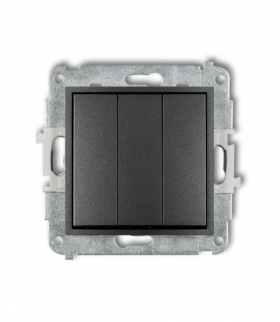 ICON Łącznik potrójny grafitowy Karlik 11IWP-7