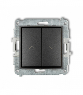 ICON Łącznik żaluzjowy z podtrzymaniem grafitowy Karlik 11IWP-88