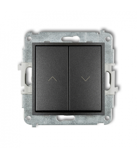 ICON Łącznik żaluzjowy z podtrzymaniem grafitowy Karlik 11IWP-88