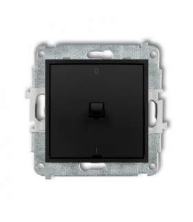 ICON Łącznik dwubiegunowy w stylu amerykańskim czarny mat Karlik 12IWPUS-9