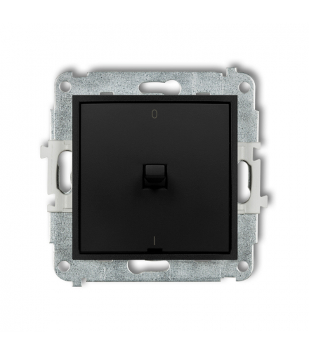 ICON Łącznik dwubiegunowy w stylu amerykańskim czarny mat Karlik 12IWPUS-9