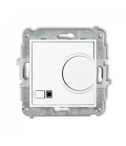 ICON Elektroniczny regulator temperatury z czujnikiem powietrznym biały mat Karlik 25IRT-2