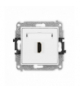 ICON Gniazdo pojedyncze HDMI 2.0 biały mat Karlik 25IHDMI-3