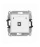 ICON Gniazdo pojedyncze USB A-B 2.0 biały mat Karlik 25IGUSB-3