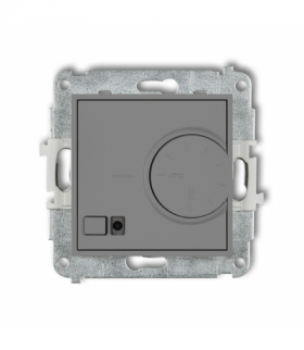 ICON Elektroniczny regulator temperatury z czujnikiem powietrznym Szary mat Karlik 27IRT-2