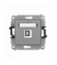 ICON Gniazdo pojedyncze USB A-B 2.0 Szary mat Karlik 27IGUSB-3