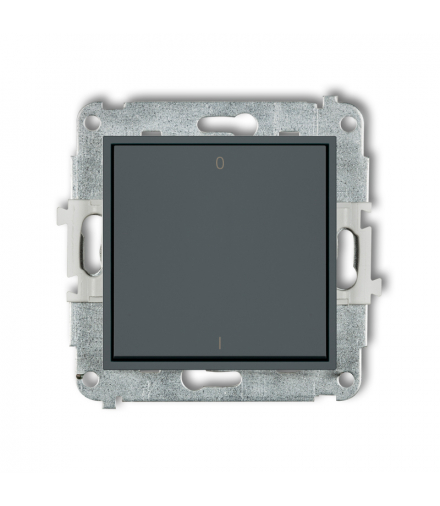 ICON Łącznik dwubiegunowy grafitowy mat Karlik 28IWP-9