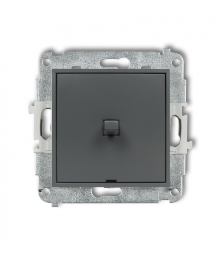 ICON Łącznik pojedynczy w stylu amerykańskim grafitowy mat Karlik 28IWPUS-1