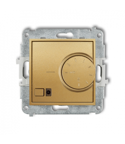 ICON Elektroniczny regulator temperatury z czujnikiem podpodłogowym złoty Karlik 29IRT-1