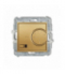ICON Elektroniczny regulator temperatury z czujnikiem podpodłogowym złoty Karlik 29IRT-1