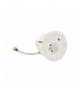 Gniazdo meblowe zest 1x250V typ E + ładowarka USB typ C kabel biały Simon480 48330E10E000000-33