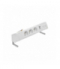 Biurkowy zestaw gniazd 3x250V typ E + ładowarka USB A-C+ plakietka 2xRJ45 kabel biały Simon480 48430E30BK00000-33