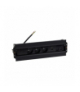 Mediaport Spinner 3x250V typ E + ładowarka USB A-C+ plakietka 2xRJ45 łącz. kabel czarny Simon480 48630E30BK00000-44