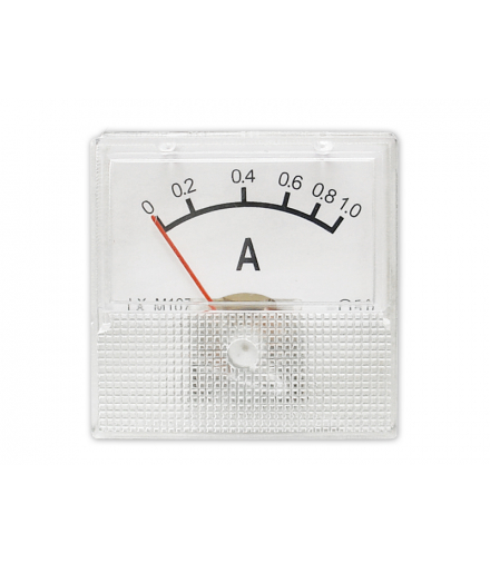 Miernik analogowy amperomierz kwadratowy mini 1A LXM107