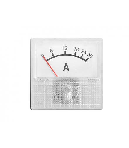 Miernik analogowy amperomierz kwadratowy mini 30A + bocznik. LXM113