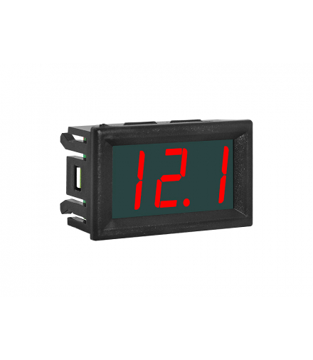 Panelowy voltomierz LED 3V-30V DC, czerwony. LXN044