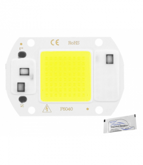 Dioda LED COB 20 W, 230 V (zimna) + pasta silver. LXLED20Z230