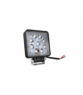 Lampa robocza 9 LED 27W, 9V-60V kwadratowa FLOOD OFF ROAD. LXLA201