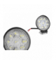 Lampa robocza 9 LED 27W, 9V-60V okrągła FLOOD OFF ROAD. LXLA202