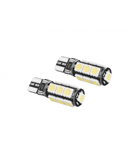 Żarówka LED CANBUS T10, 13x5050, 12V, barwa światła biała zimna LTC SA49