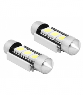 Żarówka LED CANBUS 36mm, 3x5050, 12V, barwa światła biała zimna LTC SA51