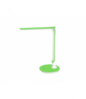 Lampka biurkowa 8W, 4000K, ściemnialna, USB, zielona, MAROKO LB14