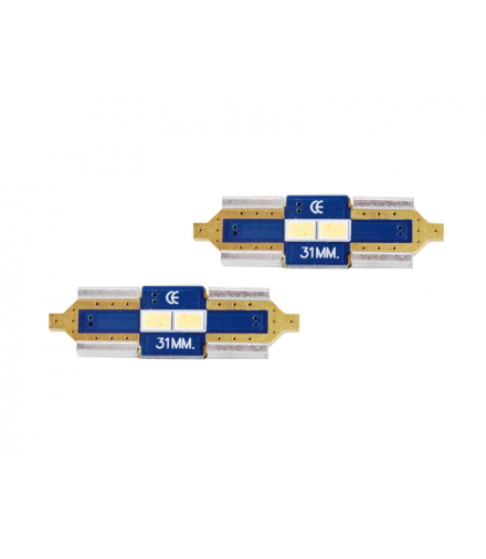 Żarówka LED CANBUS 31mm 2x3623 12V, światło białe zimne LTC SA59