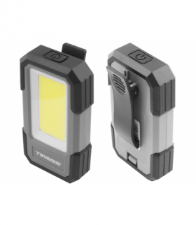 Latarka wielofunkcyjna LED COB 3W 300lm, z klipsem i magnesem, 3xAAA. LXTS1914