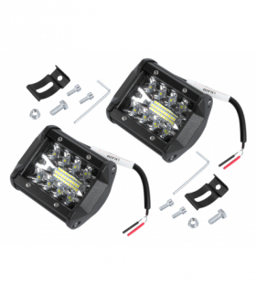 Panel Off Road 10-30V, Lampa 3Wx20 LED, 60 W, IP67, 6500K, Combo. LXLA230.