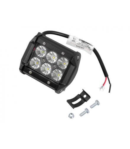 Panel Off Road 10-30V, Lampa 3Wx6LED, 18W, IP67, 6500K, Flood. LXLA210.