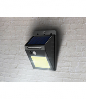 Lampa solarna COB 5 W, 1000 lm, czujnik ruchu i zmierzchu, akumulator 1200 mAh LTC LL140