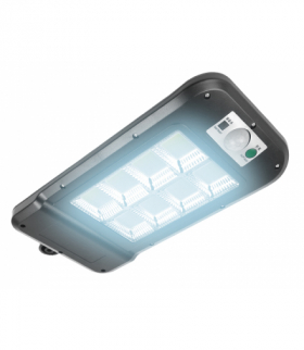 Lampa solarna 8 x COB, 6000 K, czujnik ruchu i zmierzchu. LX8013/8