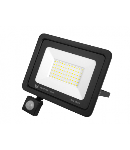 Naświetlacz Proxim II Slim LED + PIR SMD, 50 W, 4500 K, biały neutralny. LXLA3619