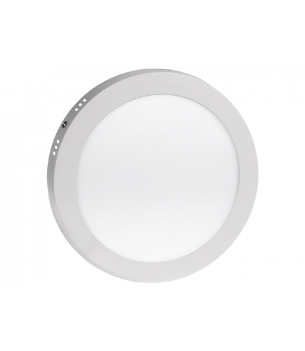 Panel LED natynkowy slim 18 W, cold white, 5500-6500 K, LED4U LD155C, Fi225 x H40 mm. LD155C