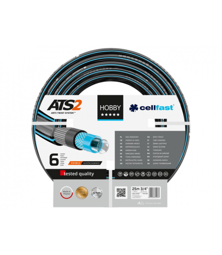 Wąż ogrodowy Cellfast Hobby ATS2, 3/4", 25m 16-220