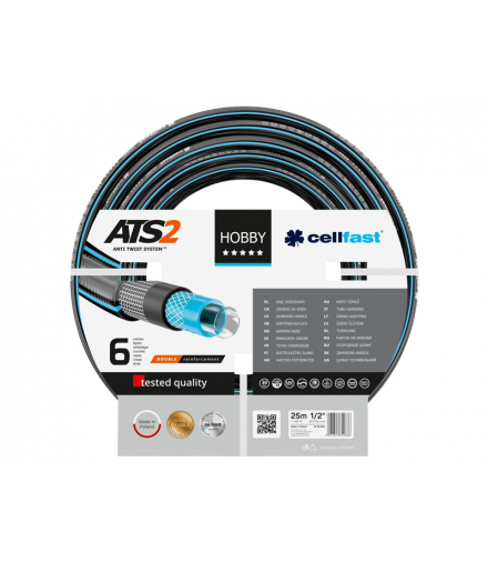 Wąż ogrodowy Cellfast Hobby ATS2, 1/2", 25m 16-200
