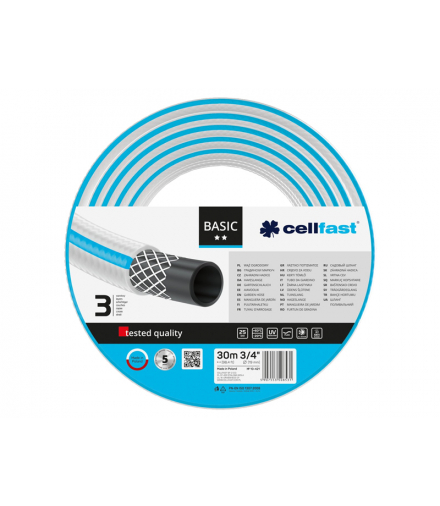 Wąż ogrodowy Cellfast Basic, 3/4", 30m 10-421