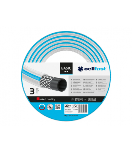 Wąż ogrodowy Cellfast Basic, 1/2", 20m 10-400