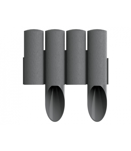 Palisada ogrodowa Cellfast Standard 4, grafitowa, 25,5cm / 2,3 m 34-044