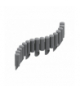 Palisada ogrodowa Cellfast Standard 4, grafitowa, 25,5cm / 2,3 m 34-044