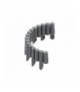 Palisada ogrodowa Cellfast Standard 4, grafitowa, 25,5cm / 2,3 m 34-044