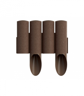 Palisada ogrodowa Cellfast Standard 4, brązowa, 25,5cm / 2,3 m 34-041