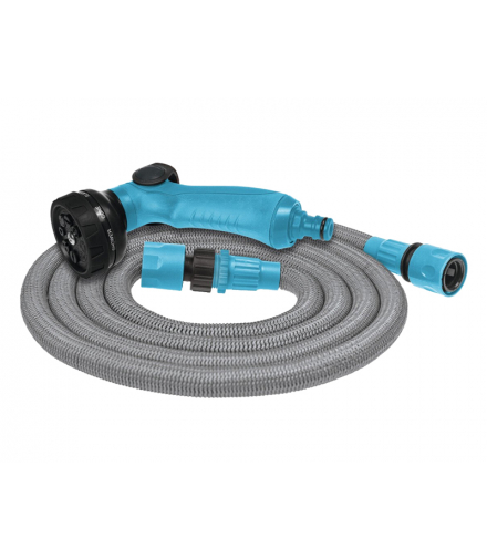 Zestaw zraszający z wężem rozciągliwym Cellfast Basic, 22,5m CEL22