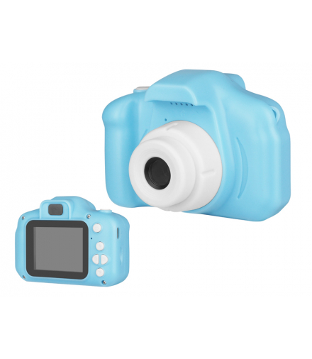 Aparat cyfrowy dla dzieci z funkcją kamery, kid-friendly, niebieski SKC100/N